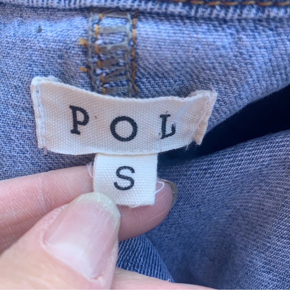 Pol Oversized Patchwork Jean Jacket - image 6